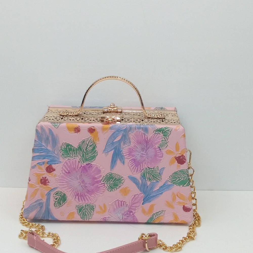 Vintage Floral Tea Party Purse